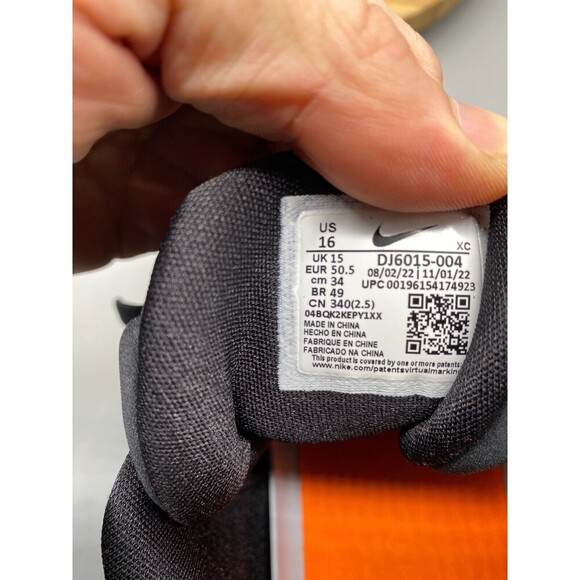 Nike Shoes Mens Size 16 Air Zoom GT Cut 2 TB Promo University Black DJ6015-004 - Picture 11 of 13